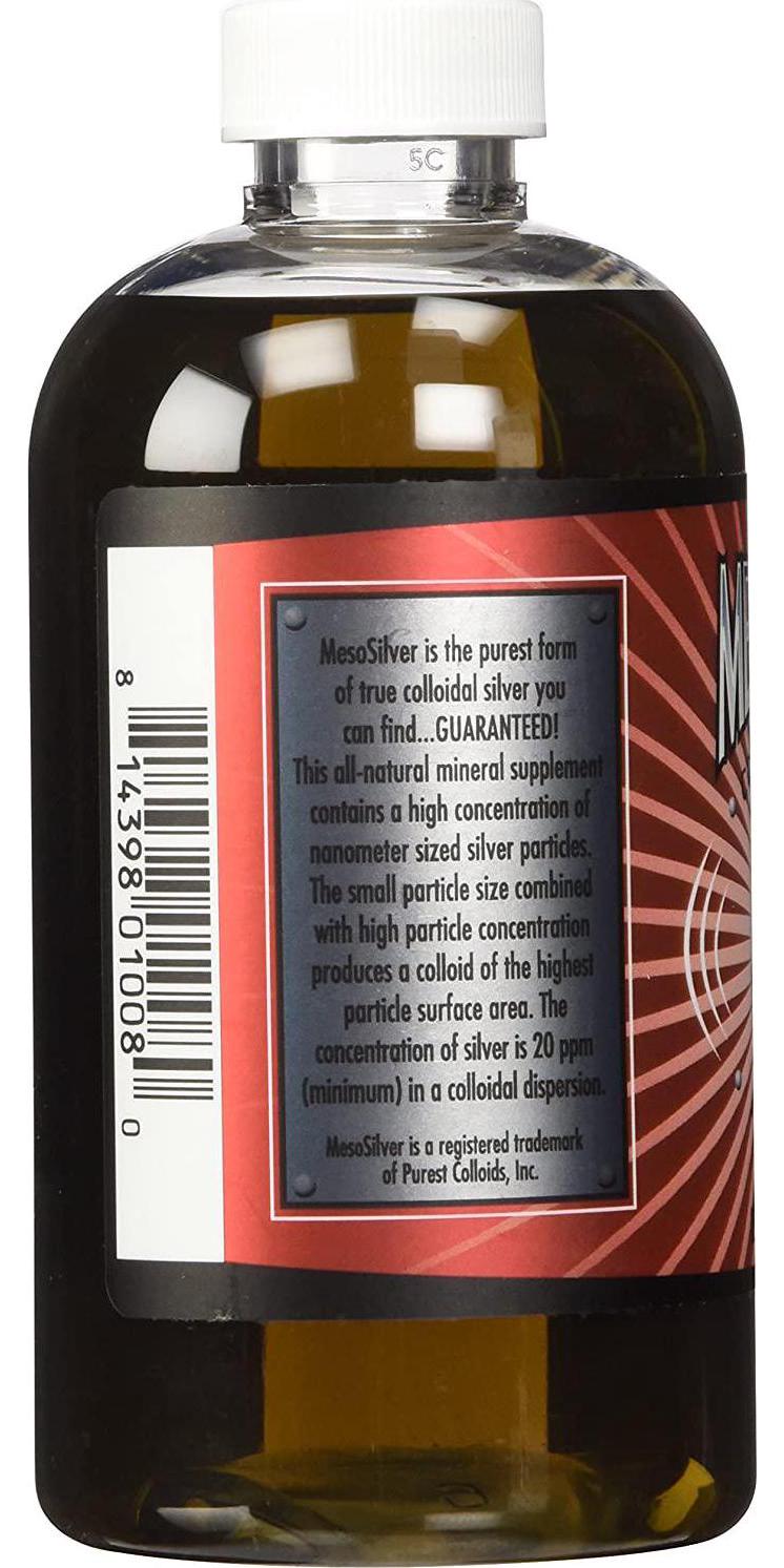 MesoSilver Â 20 ppm Colloidal Silver 250 mL/8.45 Oz