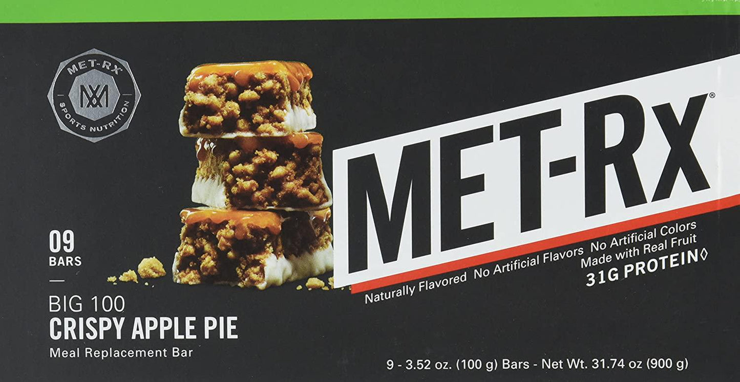 Met-Rx Big 100 Colossal Apple Pie, 9 Count