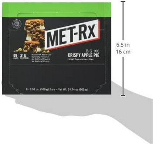 Met-Rx Big 100 Colossal Apple Pie, 9 Count