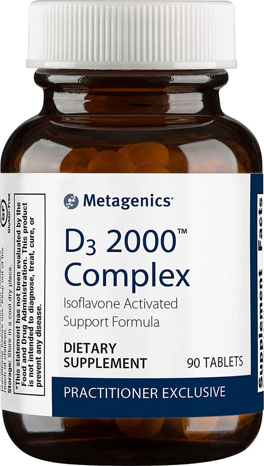Metagenics D3 2,000 Complex Vitamin D Supplement 50 mcg (2,000 IU) Support for Bone, Cardiovascular, and Immune Health* | 90 Count