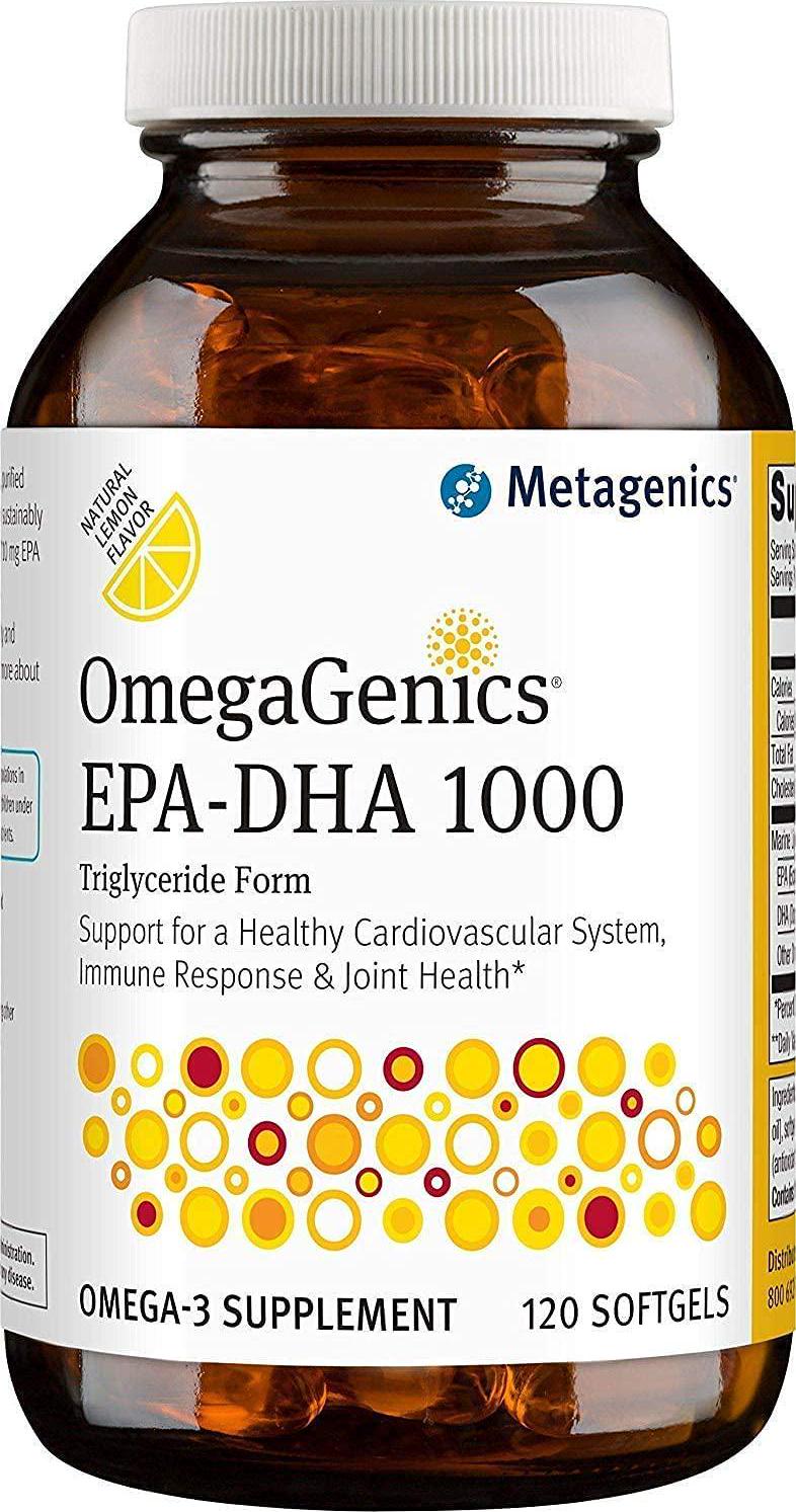 Metagenics OmegaGenics EPA-DHA 1000 Dietary Supplement, 120 Count