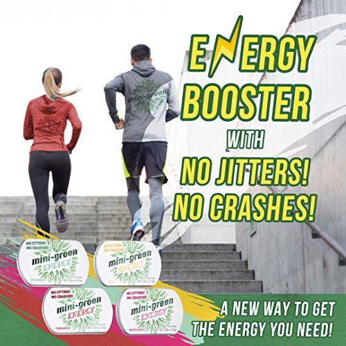 Mini-Green Energy Natural, Organic Energy Boost Pouches, 4-Flavor Sample Pack, 4-Pack