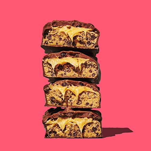 Misfits Vegan Protein Bar, Cookie Butter, Plant Based Chocolate Protein Bar, High Protein, Low Sugar, Low Carb, Gluten Free, Dairy Free, Non GMO, 12 Pack