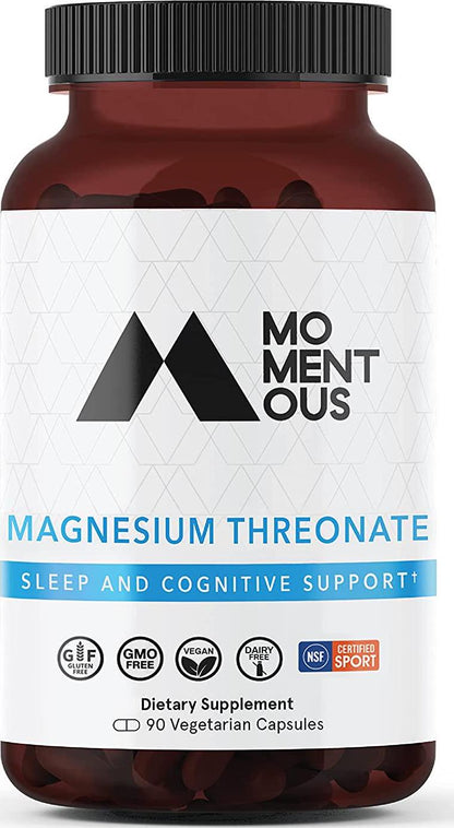 Momentous Huberman Stack, Magnesium L-Threonate, 30 Servings