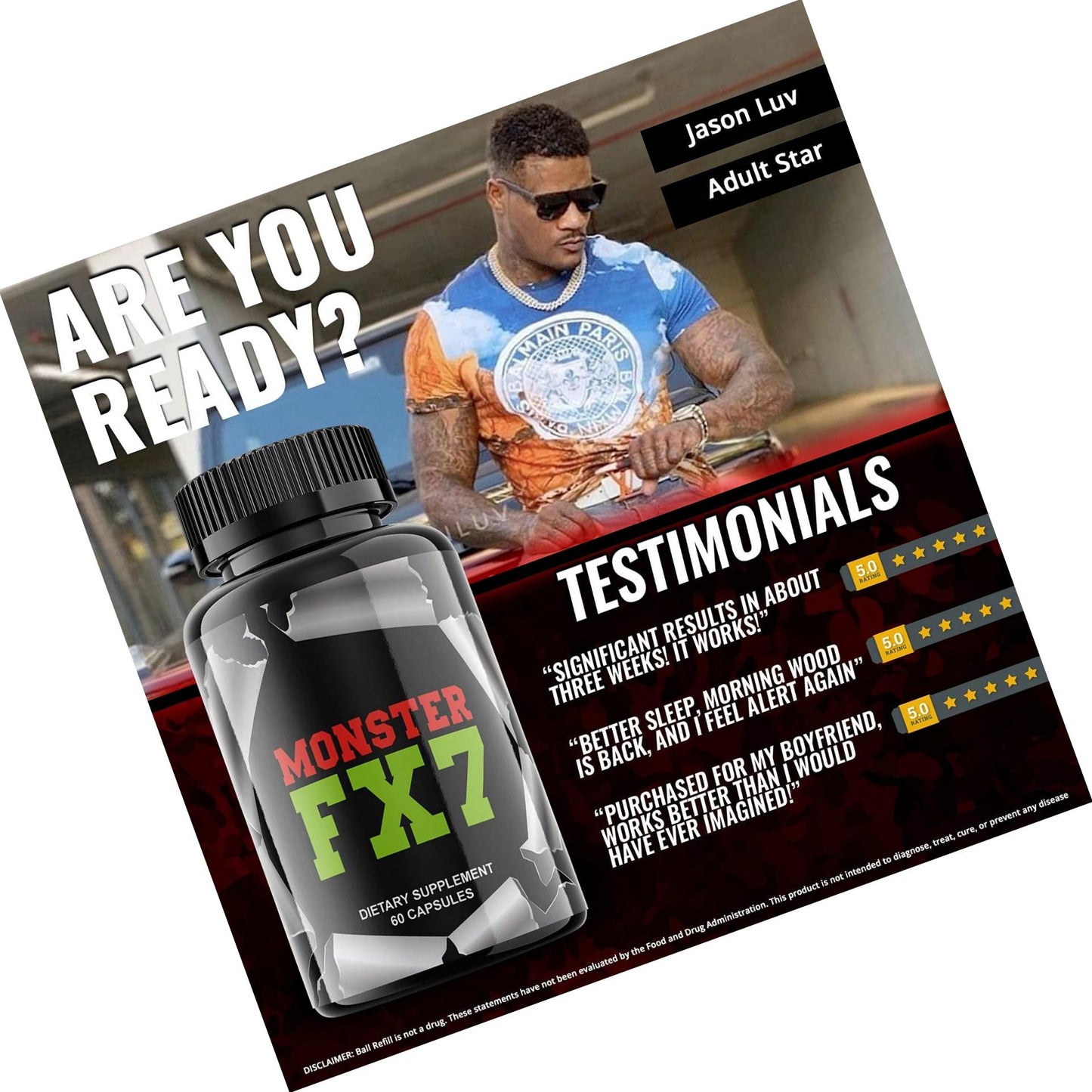 Monster FX7 Pills for Men (2 Pack)