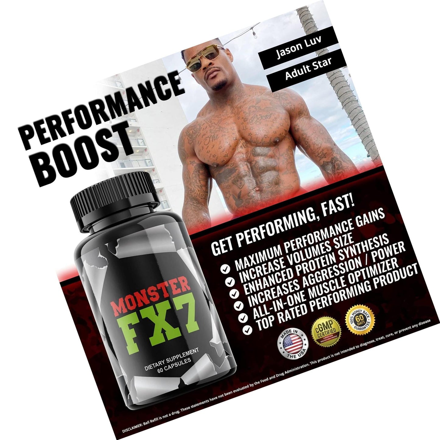 Monster FX7 Pills for Men (2 Pack)
