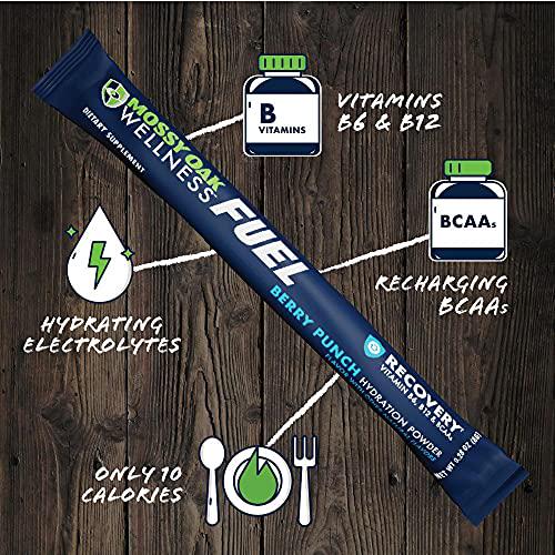 Mossy Oak Wellness Fuel - Recovery (Berry Punch, 12 Count)