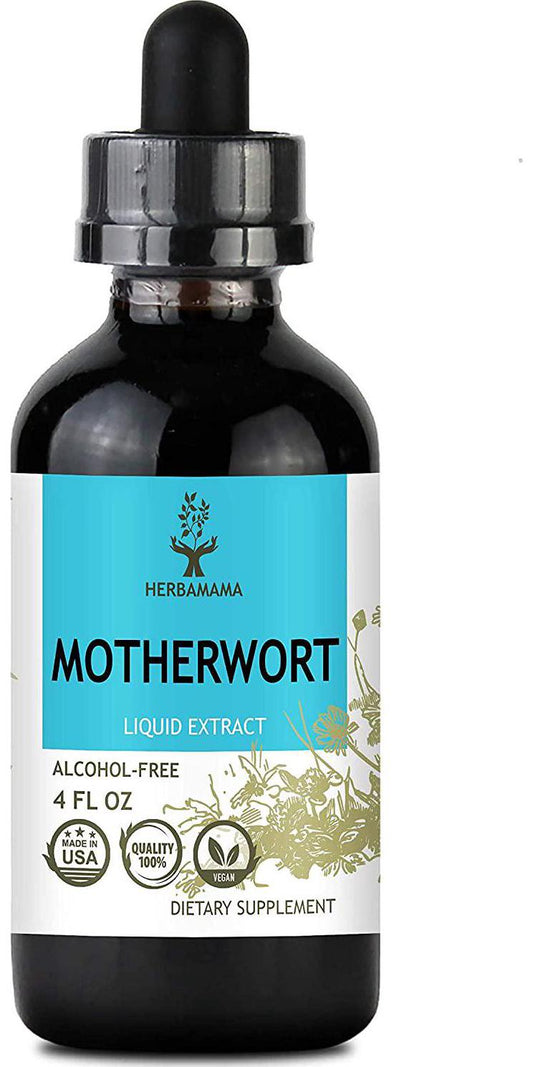 Motherwort Liquid Extract 4 fl oz | All-Natural Dietary Supplement | Supports Heart Health | Blood Pressure Support | Anxiety and Stress Relief | Women's Health Supplement | Kidney Support | Non-GMO