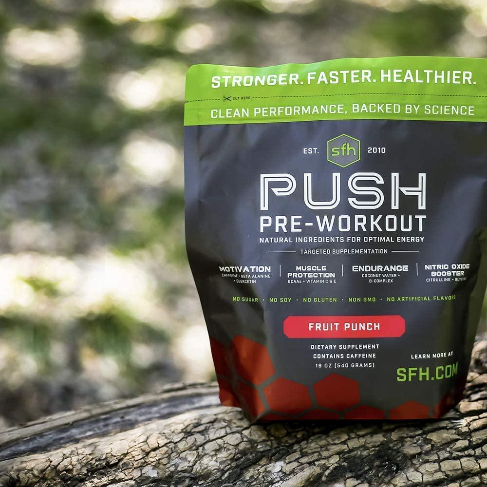 Motivate and Gain Workout Bundle: SFH Pure Whey Vanilla Protein and Push Pre-Workout Powder