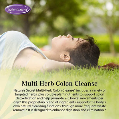 Multi-Herb Colon Cleanse by Nature's Secret | Supports Digestive Health and Regularity, 275 Tablets (Pack of 2)