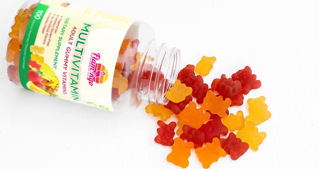 Multivitamin Gummies | Vegan Friendly, Kosher Halal NO Gluten or Gelatin, no GMO| for Men, Women and Kids| 3 Natural Flavors | Vitamins A, C, B3, B12, Biotin, Zinc and More| 100 Gummies