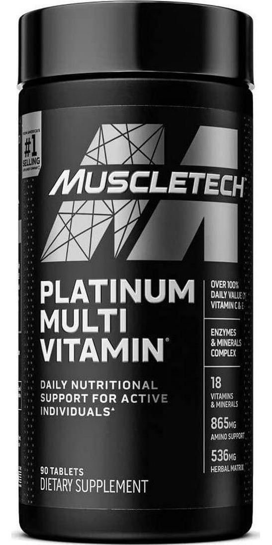 MuscleTech Multivitamin, Multi Vitamin for Adults, 90 caplets