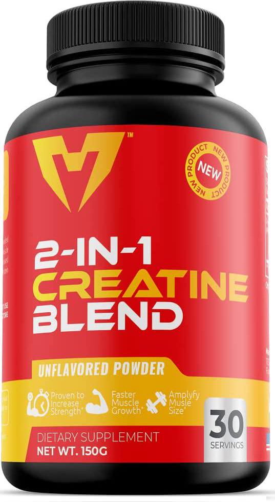 Muscle Envy 2-in-1 Creatine-Unflavored-The King of Creatine Leading to Massive Gains, Special Blend of Creatine Formulated to Excel Muscle Mass-Creatine Monohydrate, Vegan Keto Gluten-Free