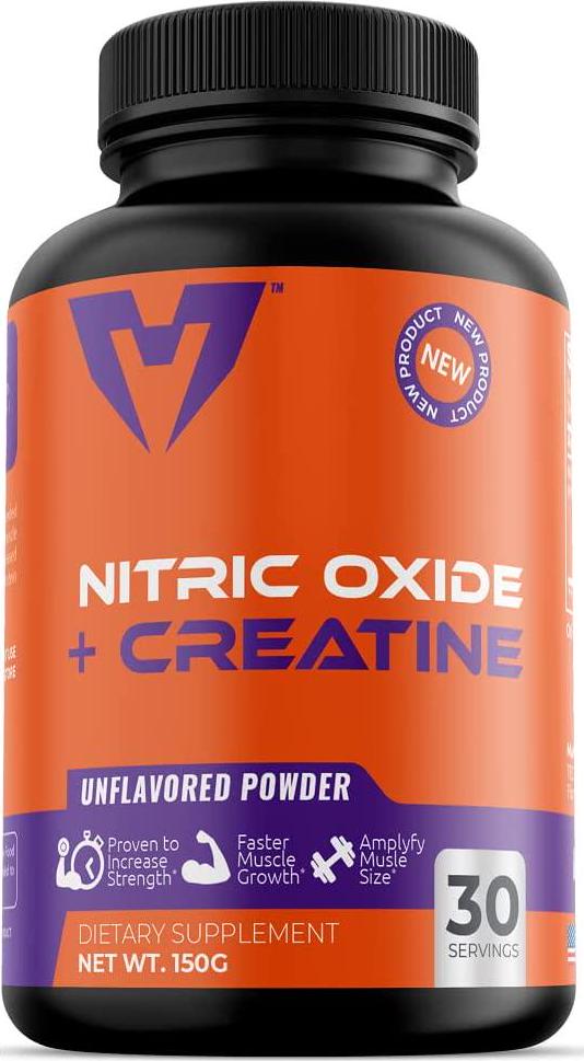 Muscle Envy-Nitric Oxide + CREATINE-Mass Gain-Unflavored-The King of Creatine Leading to Massive Gains, Special Blend of Creatine Formulated to Excel Muscle Mass-Creatine Monohydrate, Vegan