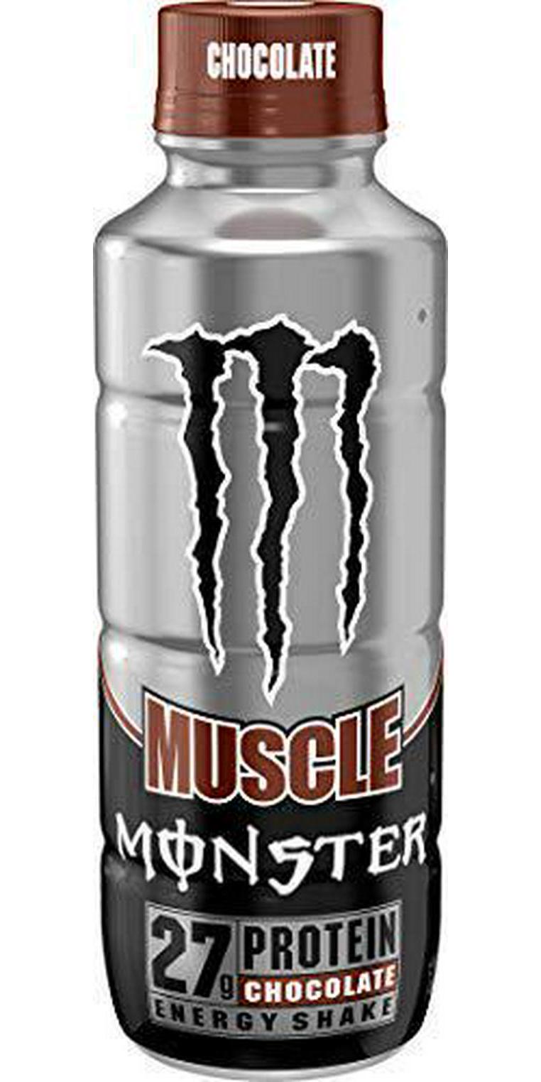Muscle Monster Chocolate Energy Shake, Protein + Energy Drink, 15 ounce (Pack of 12) and Vanilla Energy Shake, Protein + Energy Drink, 15 ounce (Pack of 12)