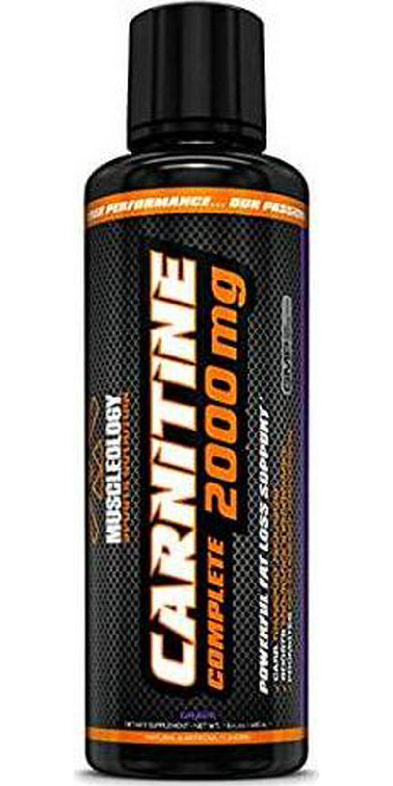 Muscleology Liquid L-Carnitine 2000 Supplement, Fruit Punch, 16 Ounce