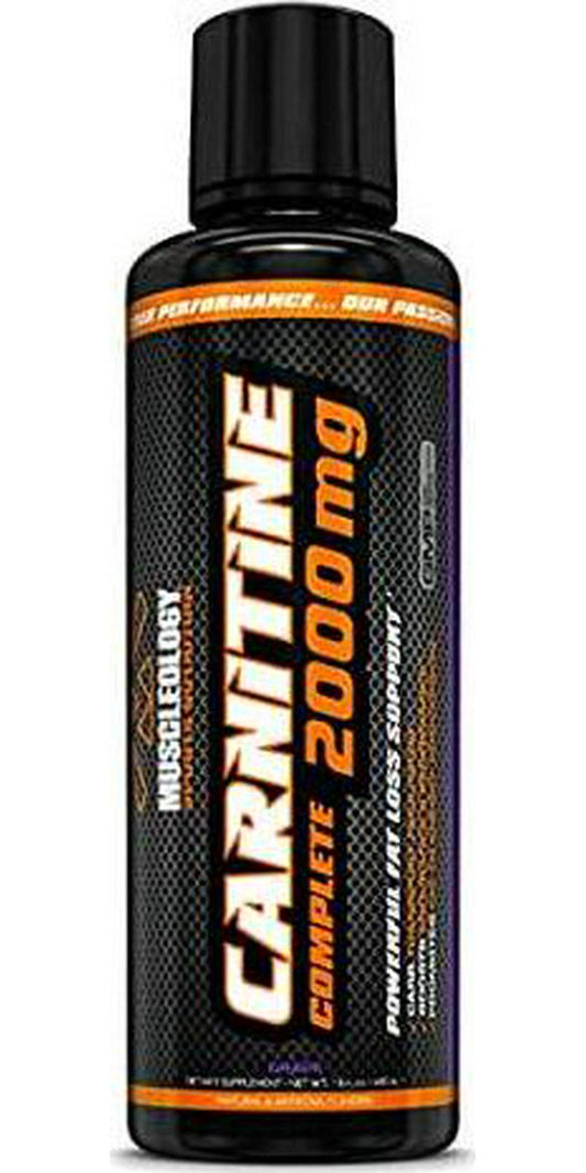 Muscleology Liquid L-Carnitine 2000 Supplement, Fruit Punch, 16 Ounce