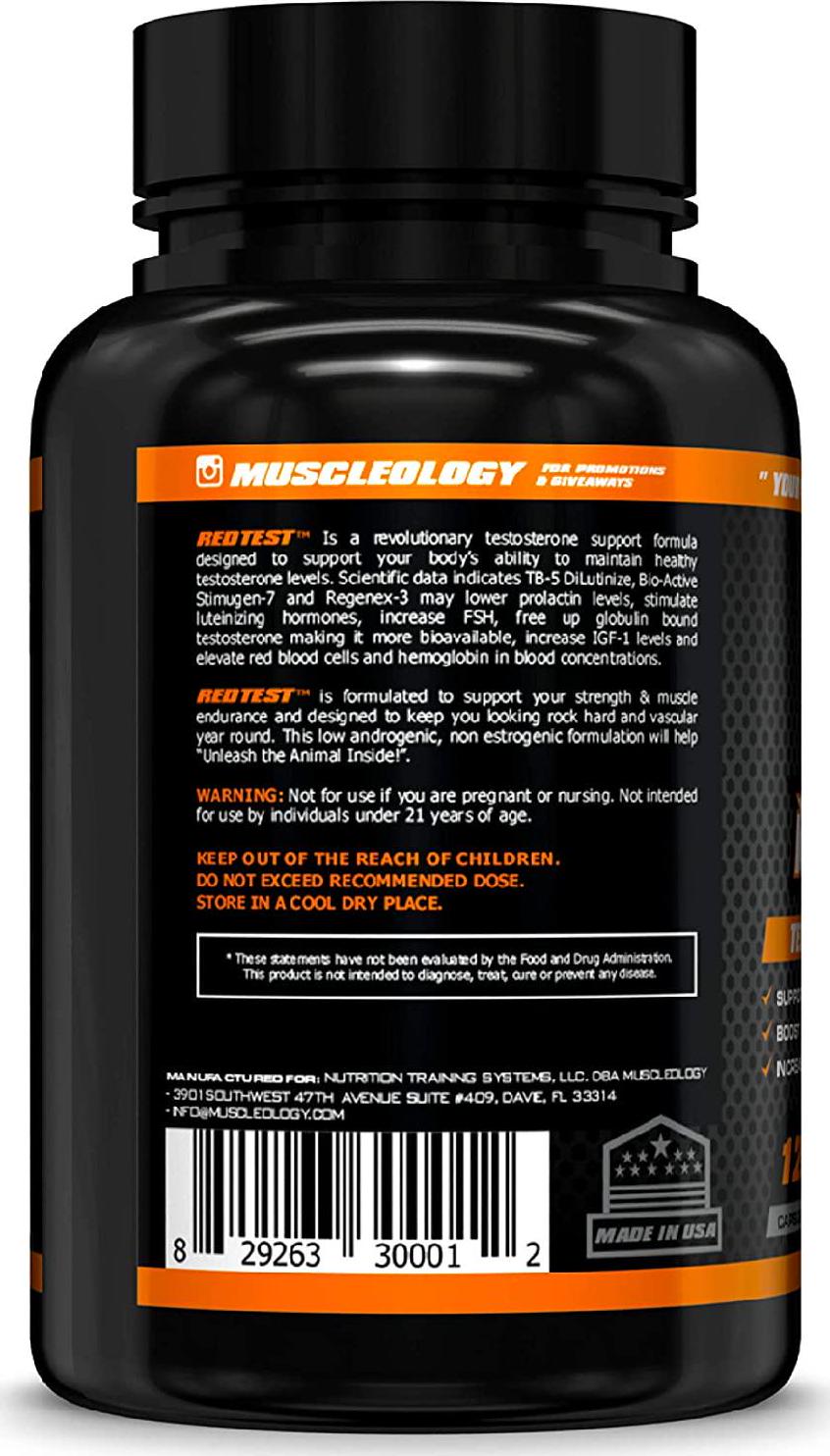 Muscleology: Redtest 120 ct