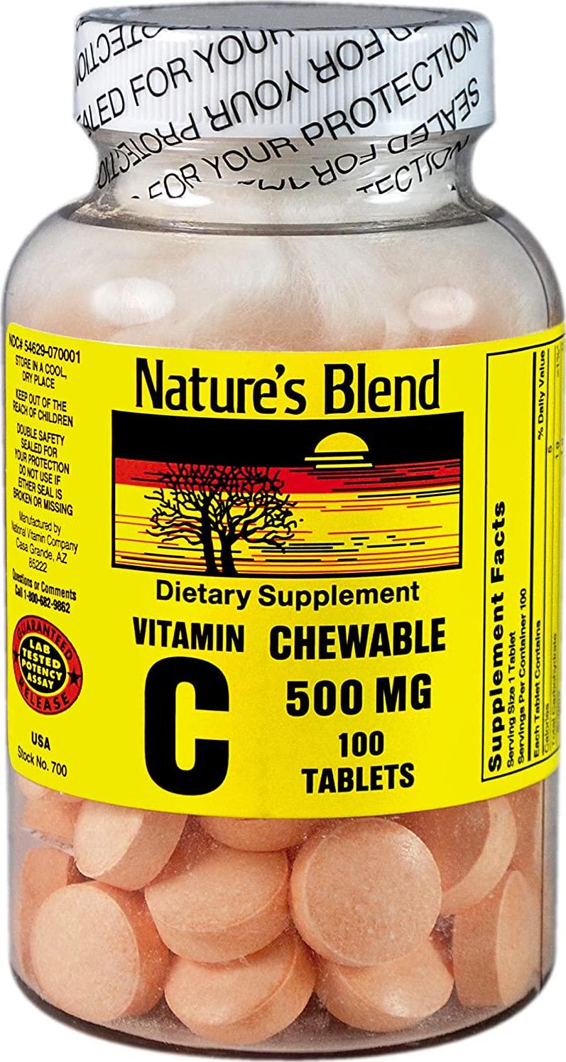 NAT B VIT C CW 500MG 100