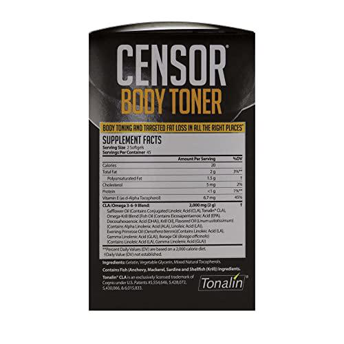 NDS Nutrition Maximum Strength Dual Impact Stack - Complete 2-in-1 Fat Loss Stack Enhanced with Teacrine, L-Carnitine, CLA for Serious Results - Censor 90 Softgels and LipoRush XT 60 Capsules