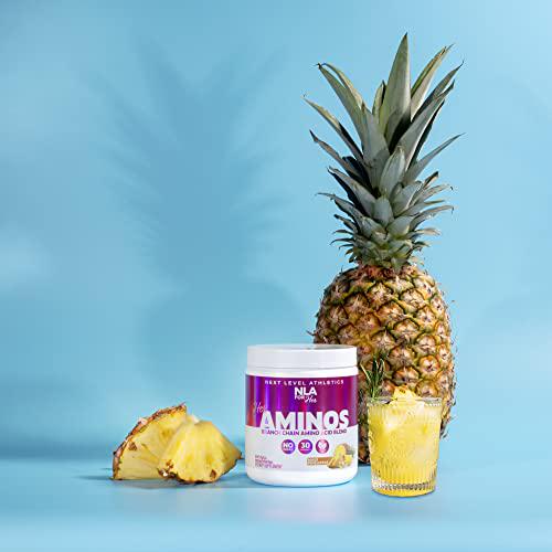 NLA for Her - Her Aminos - (Maui Pineapple - 30 Servings) - Comprehensive BCAA Amino Acid Blend - Supports Increased Endurance, Helps Build Lean Muscle, Improve Hydration and Enhance Recovery