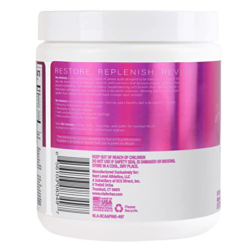 NLA for Her - Her Aminos - (Maui Pineapple - 30 Servings) - Comprehensive BCAA Amino Acid Blend - Supports Increased Endurance, Helps Build Lean Muscle, Improve Hydration and Enhance Recovery