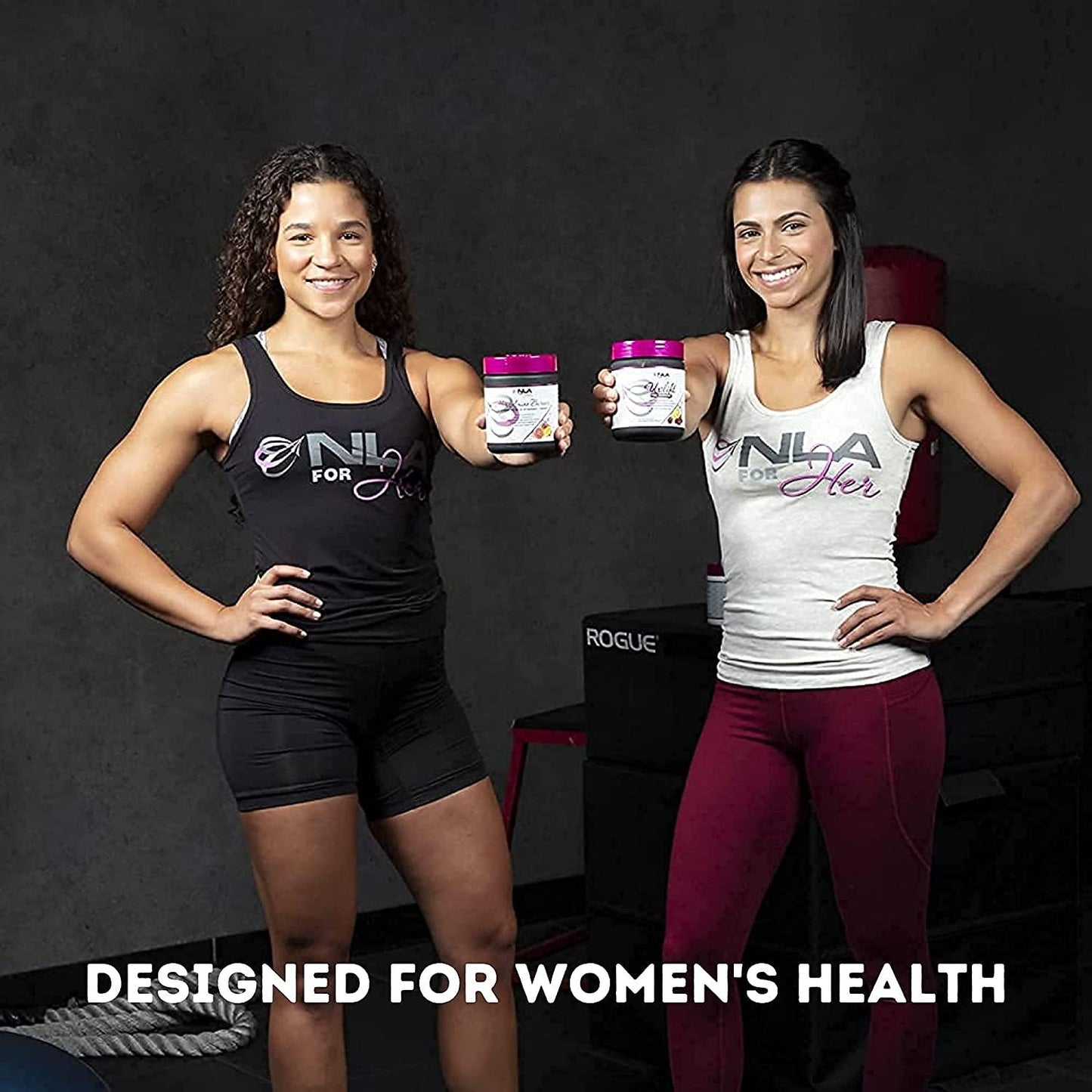 NLA for Her - Her Amino Burner - Intra-Workout BCAA Fat Burner + Energy - Sustained Energy, Focus, and Endurane. Promotes Fat Loss and Boosts Metabolism - 195 Grams (Sweet Georgia Peach)