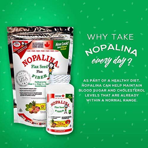 NOPALINA Flax Seed Plus Fiber 32OZ (2LB)