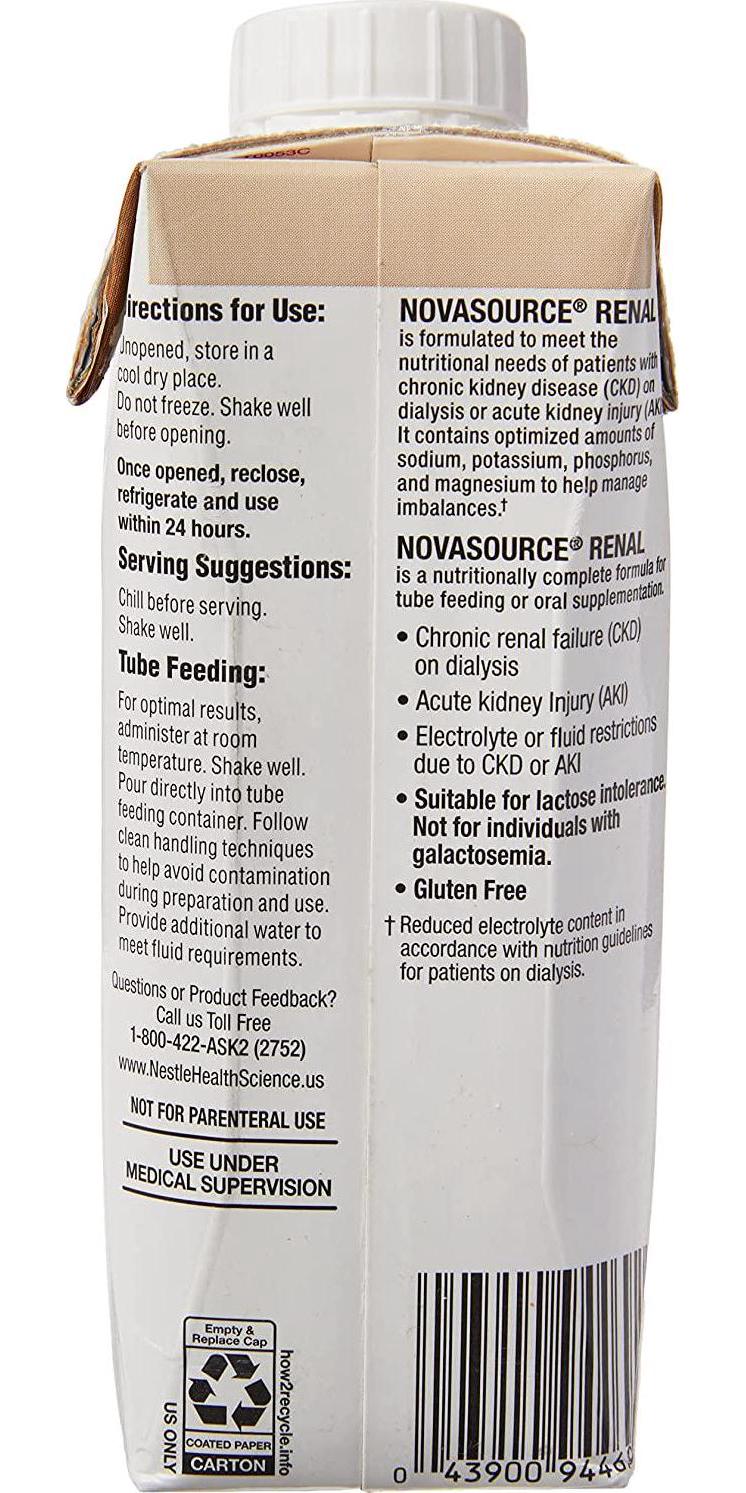 NOVASOURCE RENAL, Café Mocha 24 x 8 fl oz Carton