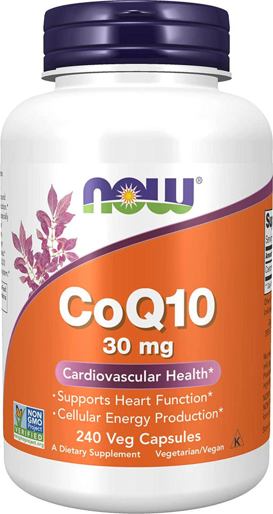 NOW CoQ10 30 mg,240 Veg Capsules