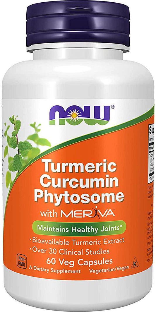 NOW Curcumin Phytosome,60 Veg Capsules