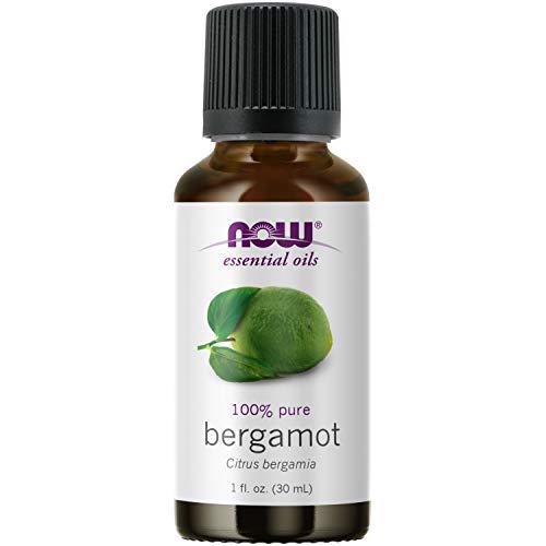 NOW Essential Oils, Bergamot Oil, Sweet Aromatherapy Scent, Cold Pressed, 100% Pure, Vegan, Child Resistant Cap, 1-Ounce