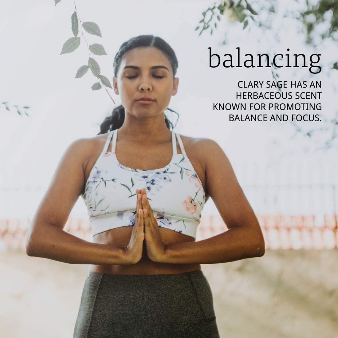 NOW Essential Oils, Clary Sage Oil, Focusing Aromatherapy Scent, Steam Distilled, 100% Pure, Vegan, Child Resistant Cap, 1-Ounce