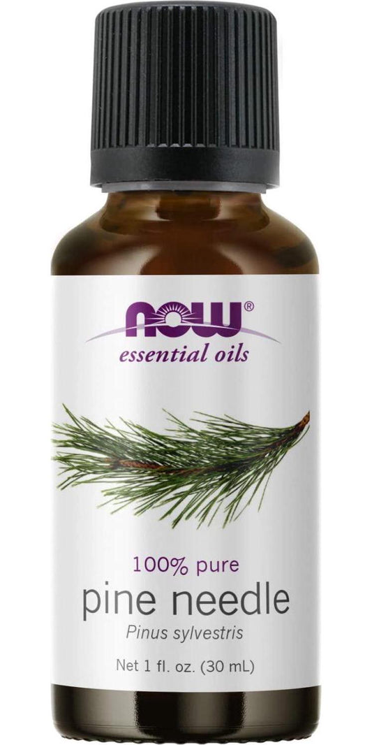 NOW Essential Oils, Pine Needle Oil, Purifying Aromatherapy Scent, Steam Distilled, 100% Pure, Vegan, Child Resistant Cap, 1-Ounce