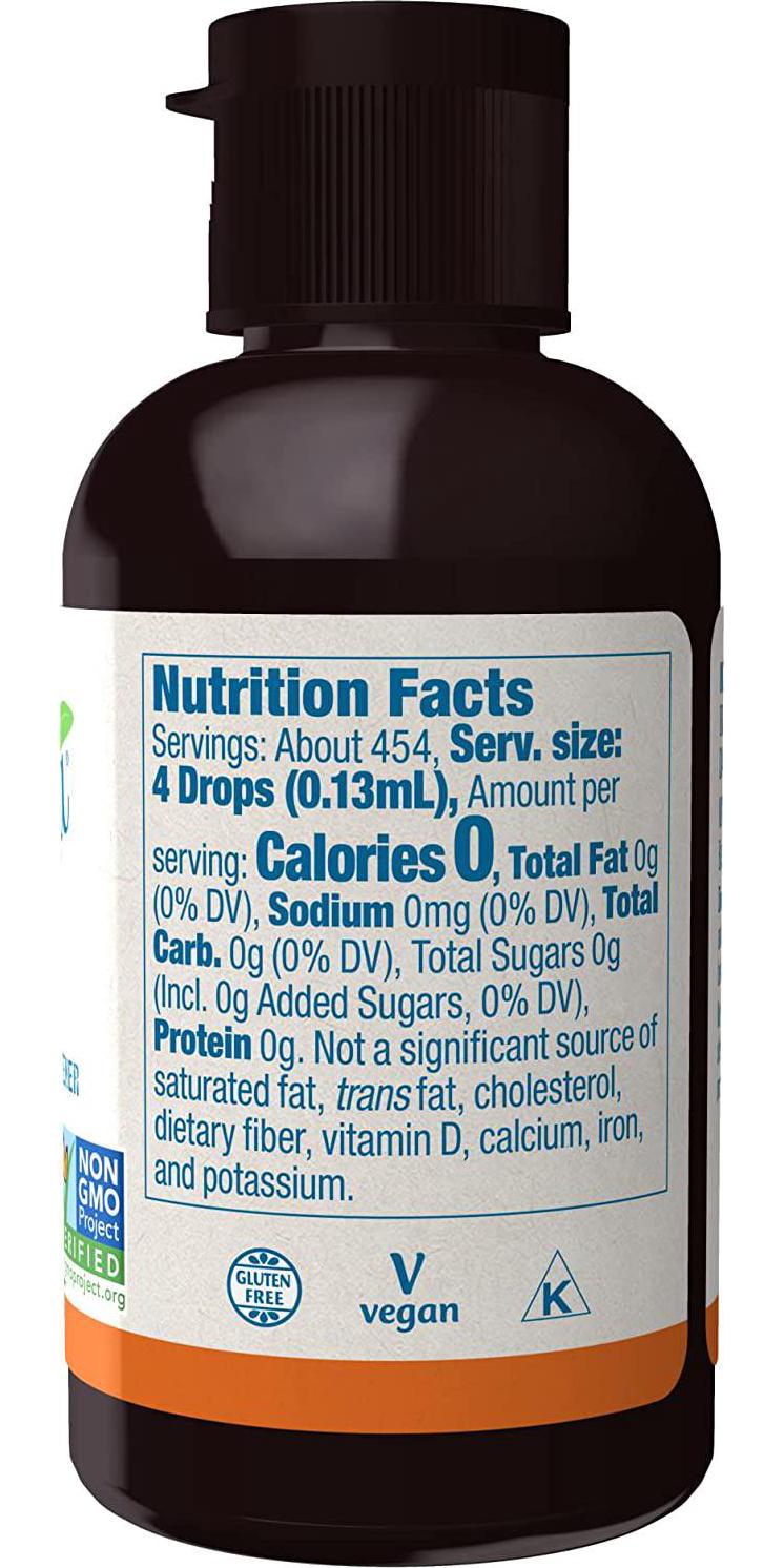NOW Foods, Better Stevia Liquid, Original, Zero-Calorie Liquid Sweetener, Low Glycemic Impact, Certified Non-GMO, 2-Ounce