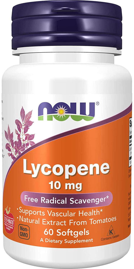 NOW Foods - Lycopene 10 mg. - 60 Softgels