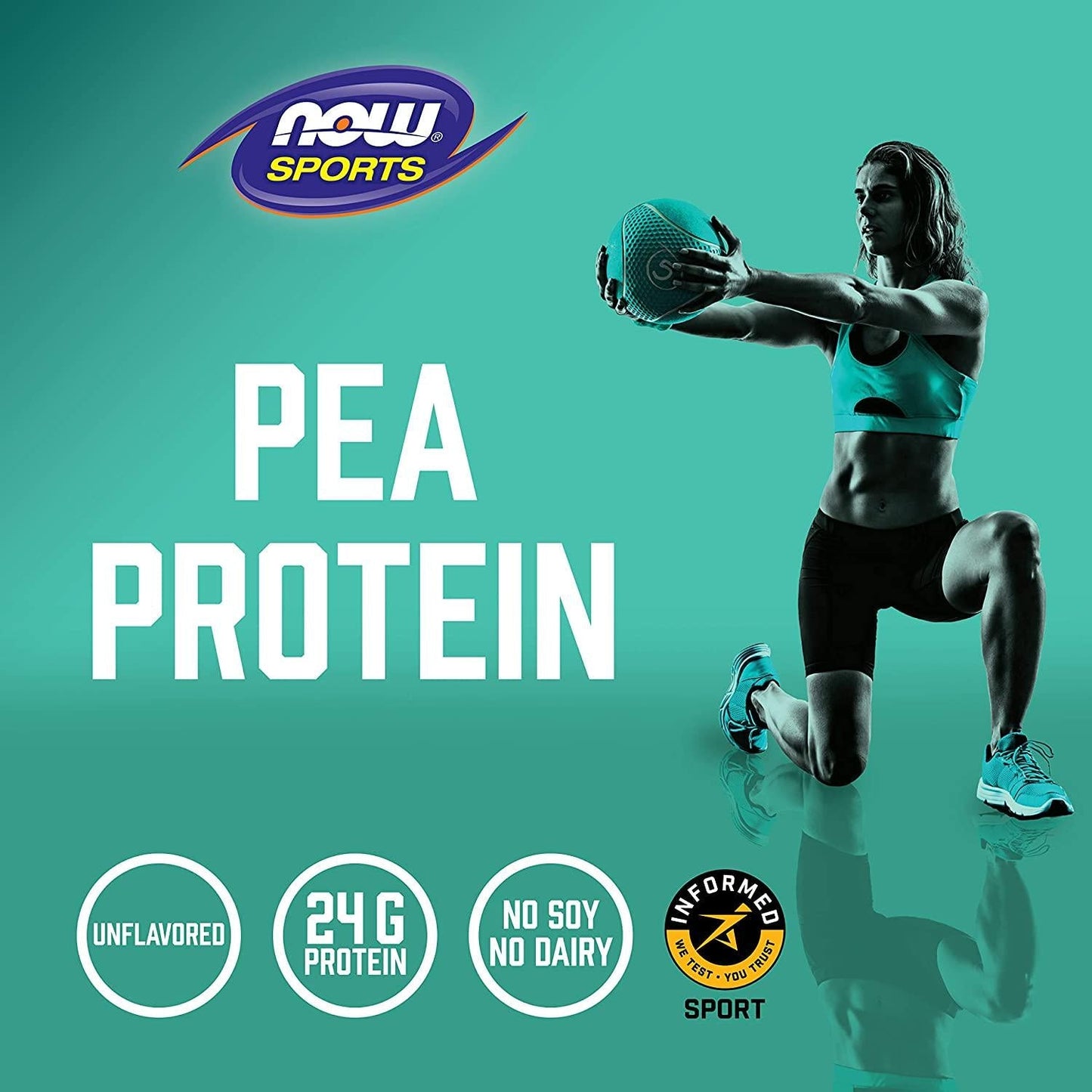 NOW Foods Now Sports Pea Protein Powder,12-Ounce
