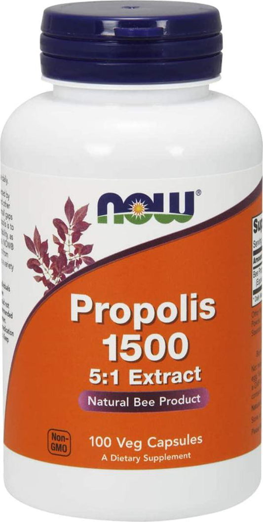NOW Foods - Propolis 500 mg. - 100 Capsules