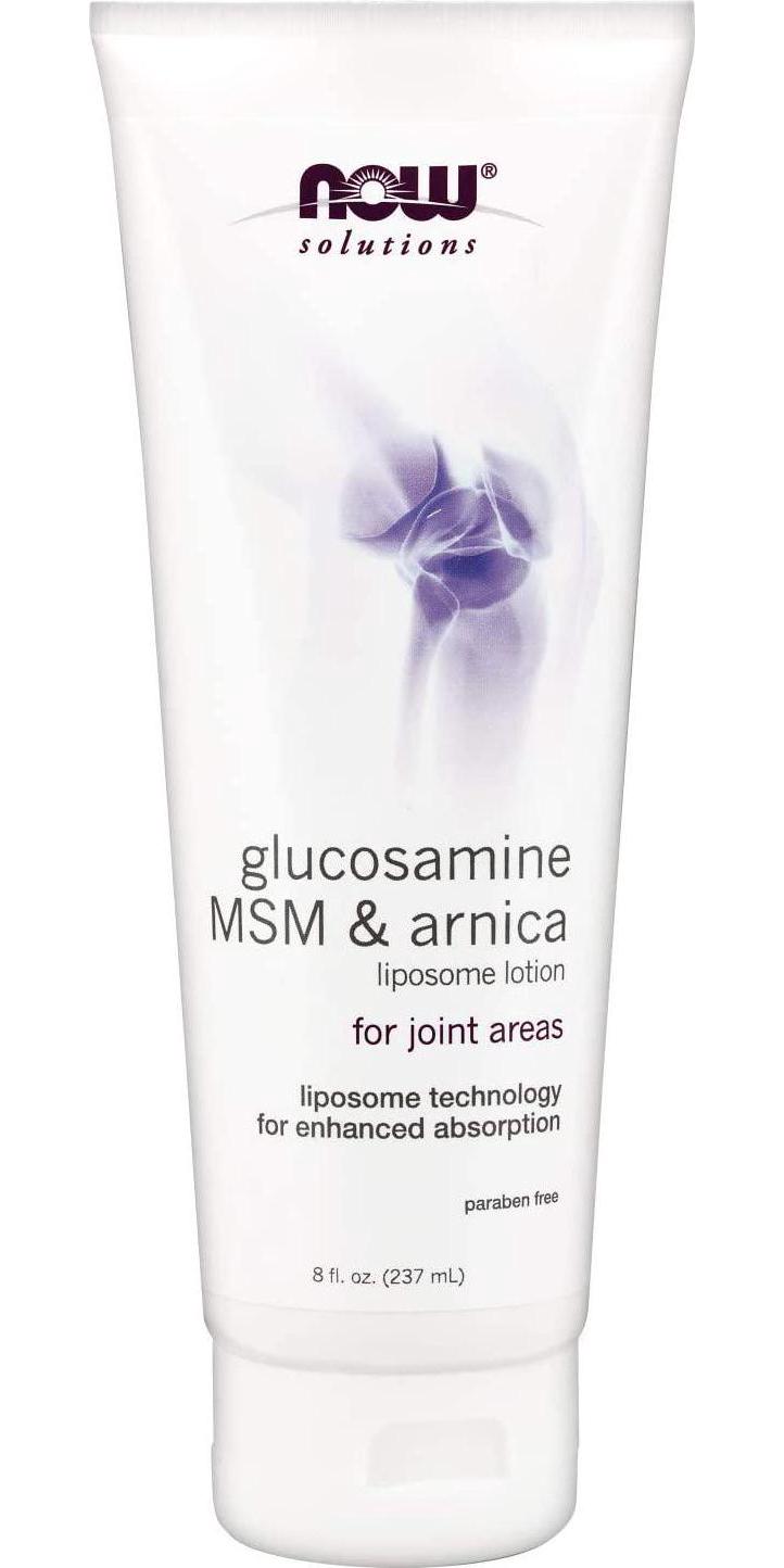 NOW Glucosamine, MSM and Arnica Liposome Lotion,8-Ounce