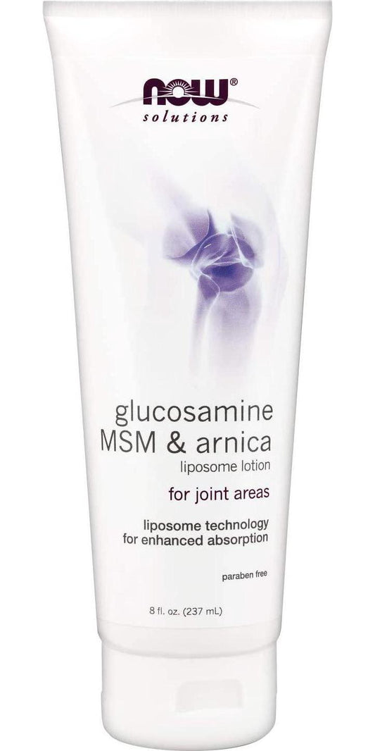 NOW Glucosamine, MSM and Arnica Liposome Lotion,8-Ounce