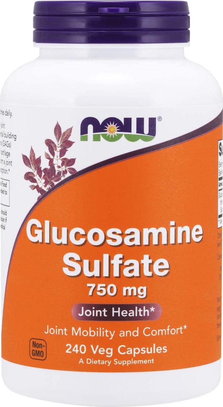 NOW Glucosamine Sulfate 750mg, 240 Capsules