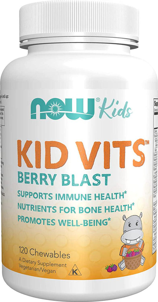 NOW Kid Vits Berry Blast,120 Chewables