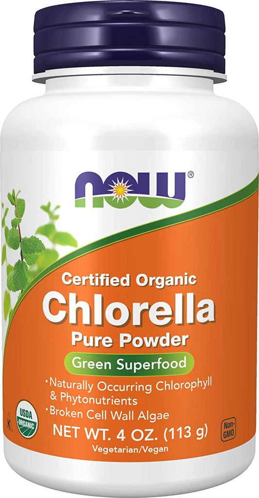 NOW Organic Chlorella Powder,4-Ounce