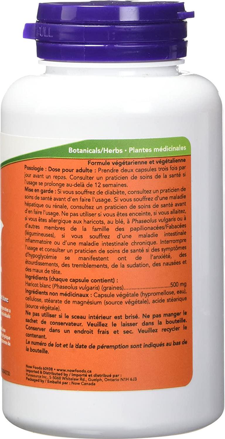 NOW Phase-2 Starch Block 500mg, 120 Capsules