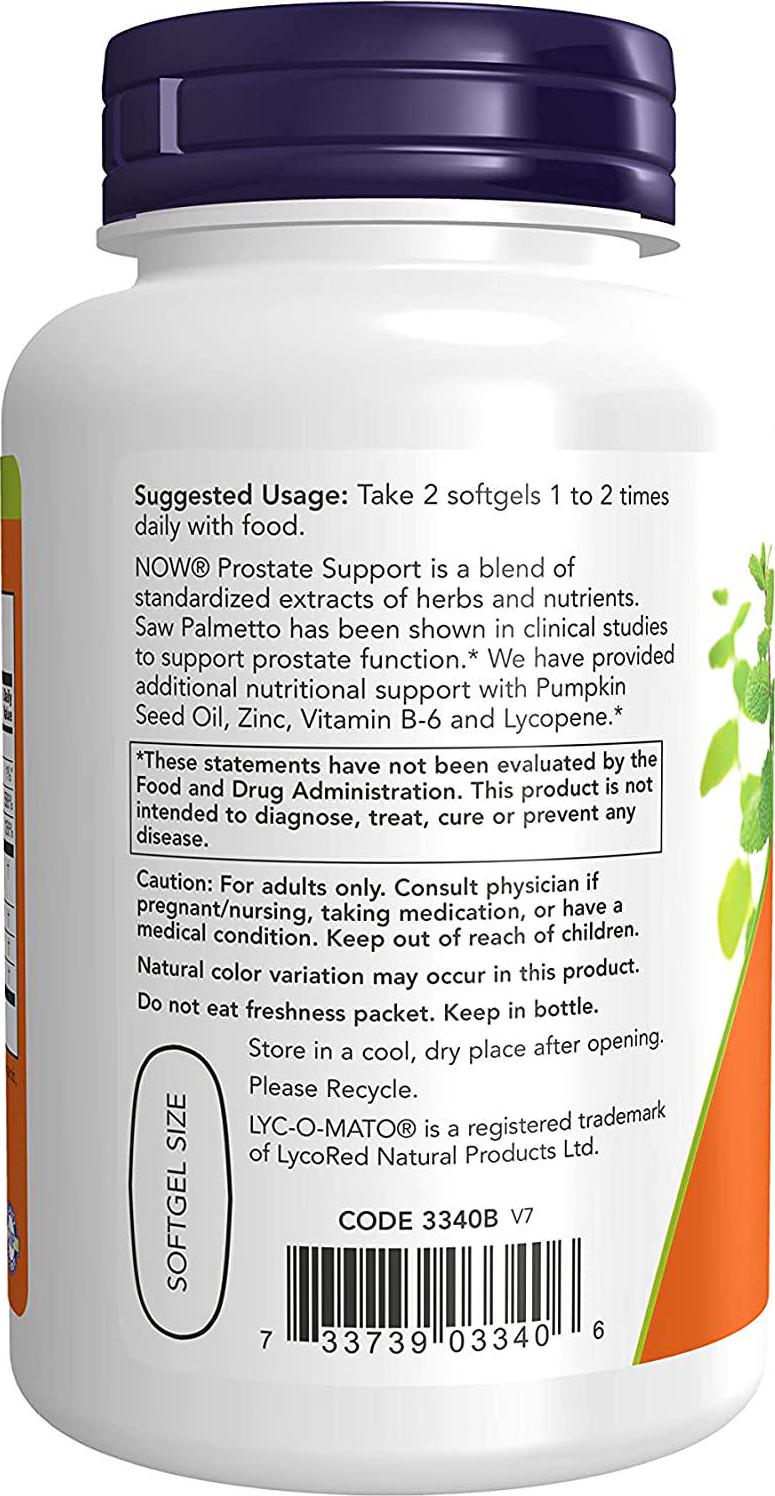 NOW Prostate Support,90 Softgels