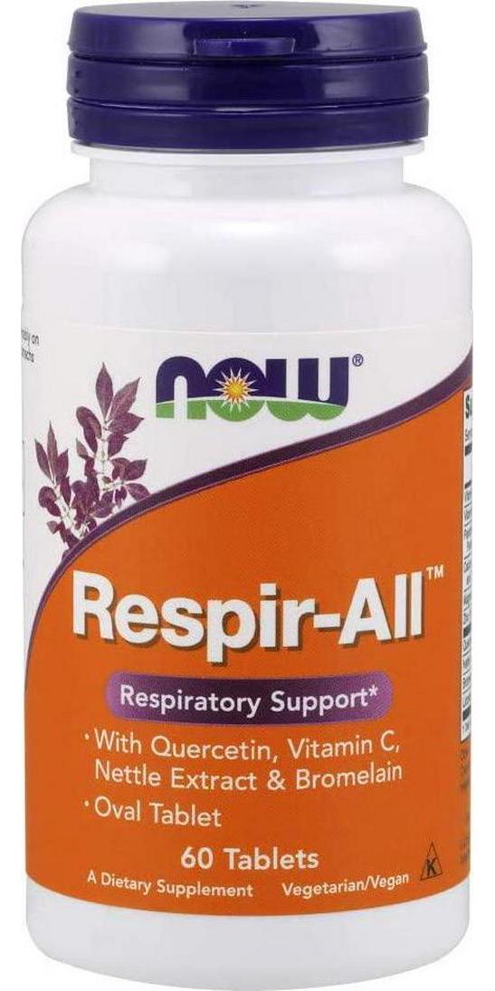 NOW Respir-All,60 Vegetarian Tablets