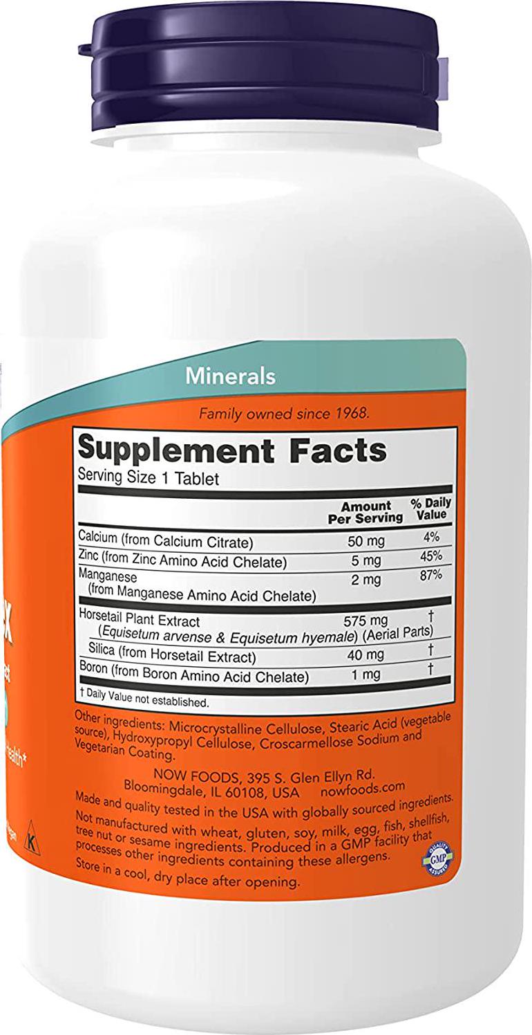 NOW Silica Complex,180 Tablets