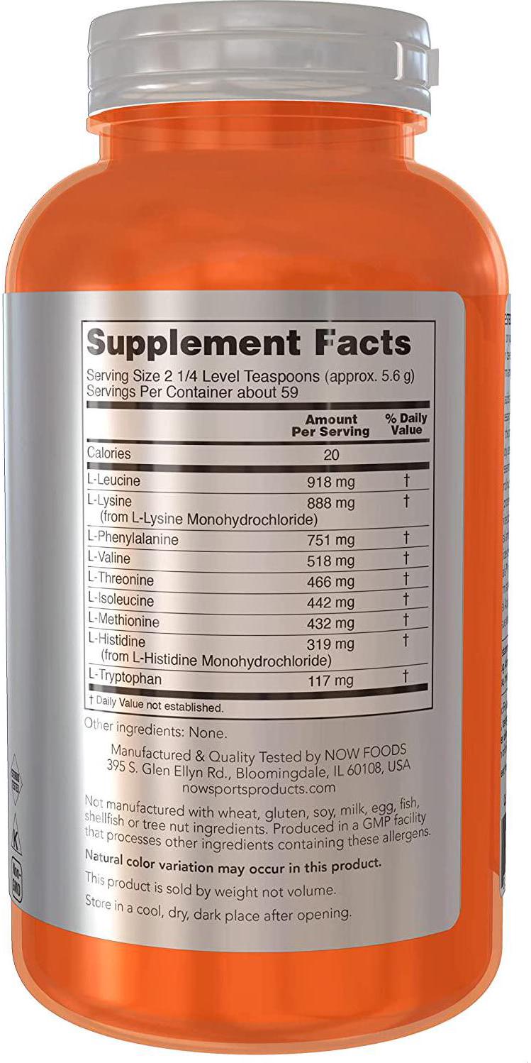 NOW Sports Amino-9 Essentials Powder,330-Grams