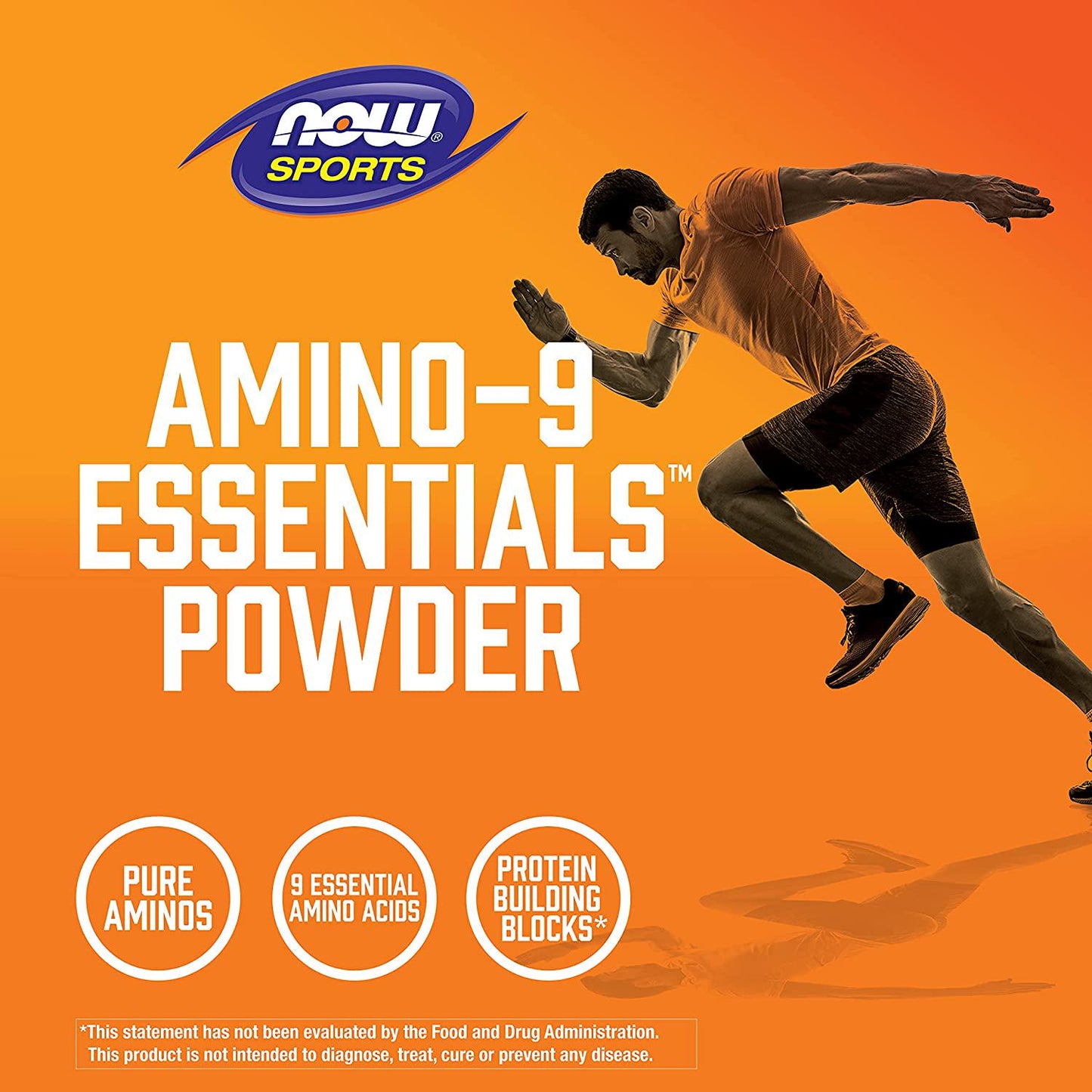 NOW Sports Amino-9 Essentials Powder,330-Grams