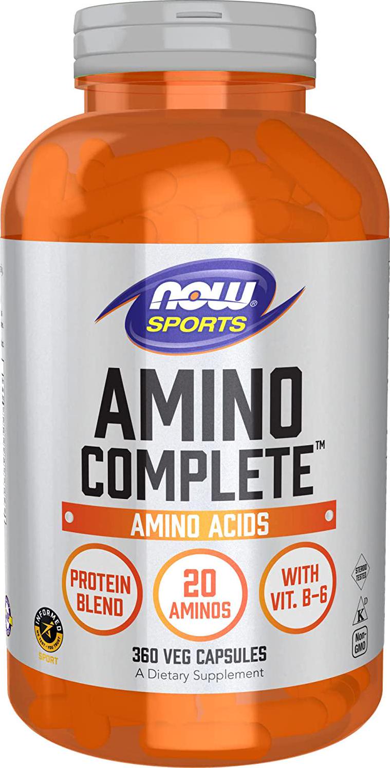 NOW Sports Amino Complete,360 Capsules